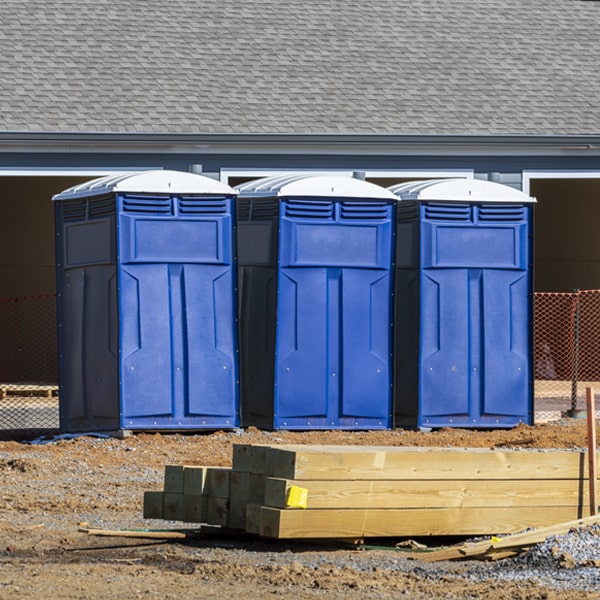 are there different sizes of portable restrooms available for rent in Harman West Virginia